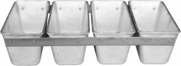 Форма для хлеба Спика 4 Л 7 4 секции Форма для хлеба Спика 4 Л 7 4 секции