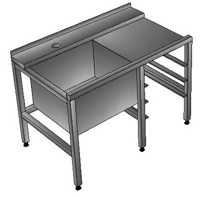 СПВМ3 стол производственный с 3мя ваннами 1900х500х900 мм (борт с 4х сторон) СПВМ3 стол производственный с 3мя ваннами 1900х500х900 мм (борт с 4х сторон)