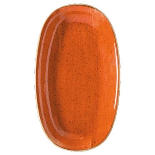 Блюдо овальное 19х11см фарфор Gourmet Aura Terracota Bonna ATCGRM19OKY b