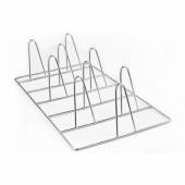 Решетка для куры-гриль Абат РКГ-9, 550х326х147, 9 кур, нерж. сталь				