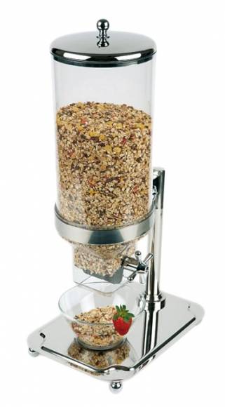 Диспенсер для мюсли 1 колба 7,5л Eksi 90133 поликарбонат с нерж. крышкой