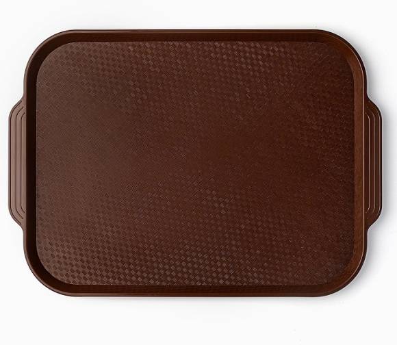 Поднос прямоугольный 45x34,5см темно-коричневый поверхность классик (167) MGprof 1730