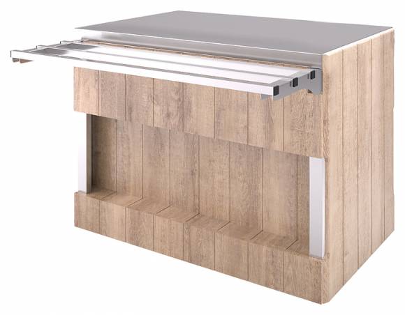 Прилавок нейтральный RN13B Refettorio Capital ЧТТ гл. 20мм