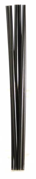 Трубочка для коктейля 0,5х21см черная прямая1000шт/уп  