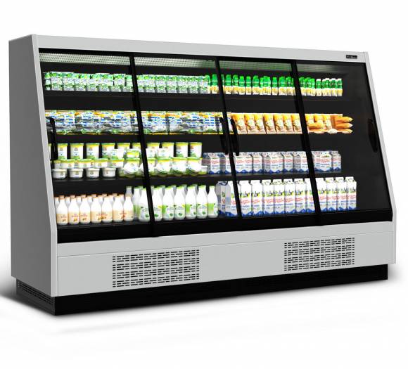 Витрина холодильная Carboma F16-08 VV 2,5-1 0030 STANDARD фронт X1 (версия 2.0) (9006-9005)