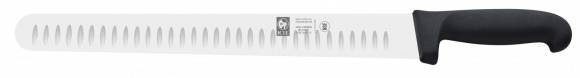 Нож для нарезки 300/435 мм. черный с бороздками PRACTICA Icel 24100.3467000.300 Нож для нарезки 300/435 мм. черный с бороздками PRACTICA Icel 24100.3467000.300