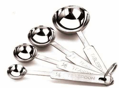 Набор мерных ложек 4 шт. нерж.(1,25/2,5/5/15ml) Proff Cuisine SS-MS-01 Набор мерных ложек 4 шт. нерж.(1,25/2,5/5/15ml) Proff Cuisine SS-MS-01