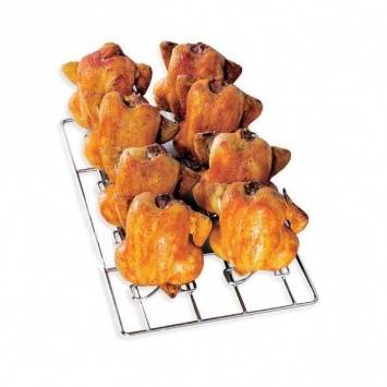 Решетка RATIONAL Superspike для жарки кур GN1/1 на 8 крюков 6035.1006