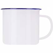 Соусник Кружка 500 мл с ручкой металл белая эмаль ProHotel 201/9 03141606 Соусник Кружка 500 мл с ручкой металл белая эмаль ProHotel 201/9 03141606