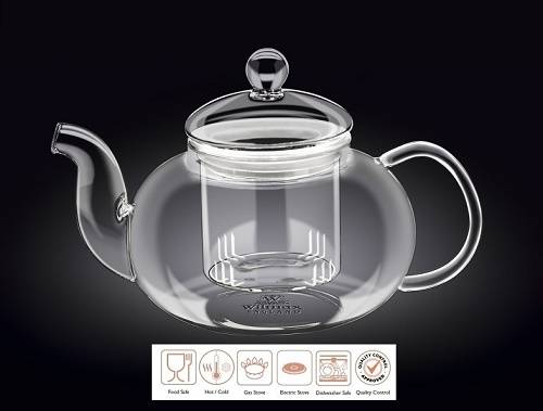 Чайник заварочный 1200мл термостекло Thermo Glass Wilmax WL-888815/A Чайник заварочный 1200мл термостекло Thermo Glass Wilmax WL-888815/A