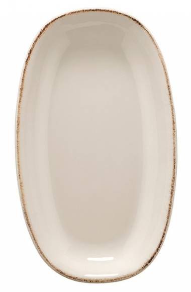Блюдо овальное 240*140 мм фарфор Gourmet Retro Bonna E100GRM24OKY коричневый край b Блюдо овальное 240*140 мм фарфор Gourmet Retro Bonna E100GRM24OKY коричневый край b