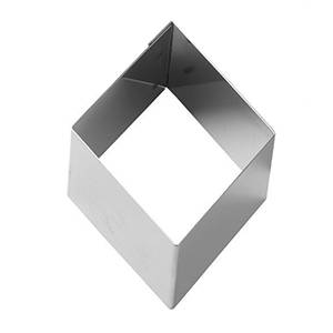 Форма кондитерская 240х240х60мм Ромб Спика нерж.