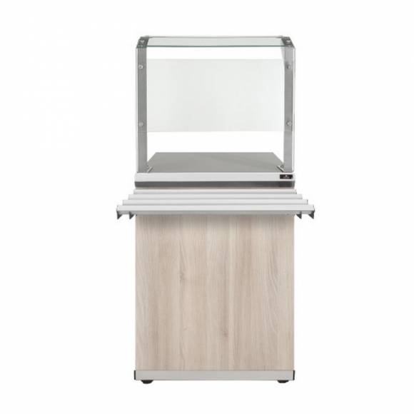 Прилавок нейтральный с верхней полкой Luxstahl ПНП (С)-900 Прилавок нейтральный с верхней полкой Luxstahl ПНП (С)-900