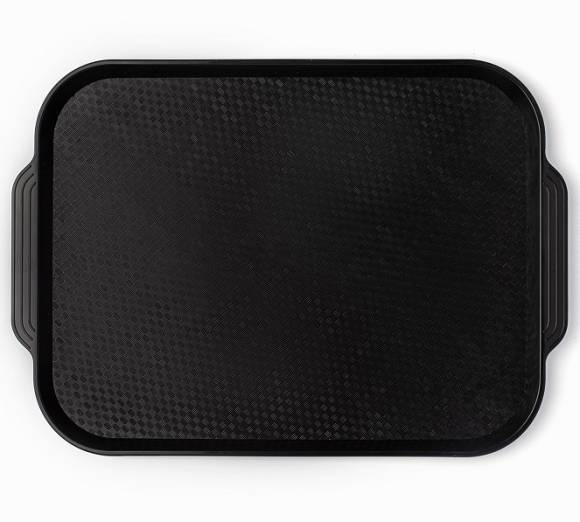 Поднос прямоугольный 45x34,5см черный поверхность классик (110) MGprof 1730