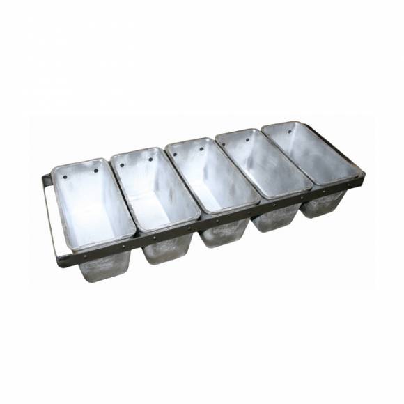 Форма для хлеба Спика 5 Л 10 с ручками 5 секций Форма для хлеба Спика 5 Л 10 с ручками 5 секций