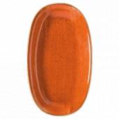 Блюдо овальное 15х8,5см фарфор Gourmet Aura Terracota Bonna ATCGRM15OKY b
