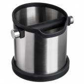 Нок-бокс для кофейного жмыха d=15 см. h=16 см. нерж. с силикон. подставкой MGprof 78658