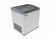 Ларь морозильный с наклонным гнутым стеклом Frostor Gellar FG 250 E серый