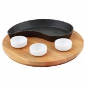 Сковорода для фахитос 200х100мм LAVA LV ECO FT D 1020 K4 (соусники не включены) 47195 Сковорода для фахитос 200х100мм LAVA LV ECO FT D 1020 K4 (соусники не включены) 47195