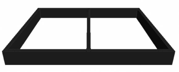 Диспенсер для гастроемкости серия RD2 прямая материал композит GN1/1-2 (цвет черный)