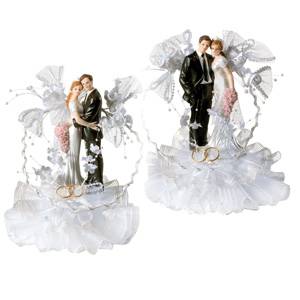 Фигурка для торта "Свадебная пара" набор 2 шт. Фигурка для торта "Свадебная пара" набор 2 шт.