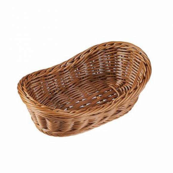 Корзина для хлеба овальная 190*137*65мм, полиротанг Maco WB1913