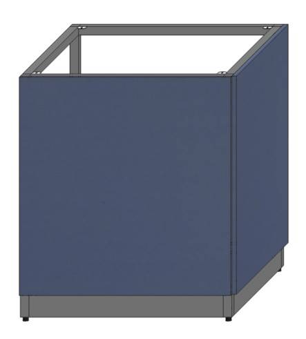 МОБ-У 800х600х860 серия RD1 Каркас с обшивкой ЛДСП (угловой) МОБ-У 800х600х860 серия RD1 Каркас с обшивкой ЛДСП (угловой)