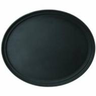 Поднос овальный 63,5х51см прорез. черный MGSteel 2500CTBL   45829.