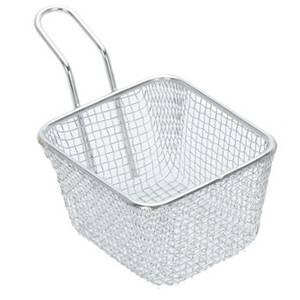 Корзинка для подачи картошки фри «Проотель» нерж.105х60мм B=90мм BSK196  04081405