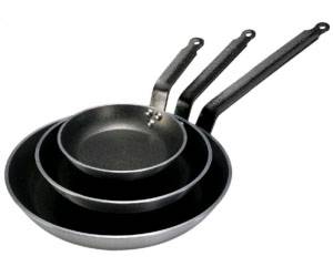 Сковорода 220мм нерж. De Buyer "Blue steel" 5300.22