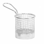 Корзинка для подачи картошки фри «Проотель» круглая 90х85мм BSKR9 04081406 Корзинка для подачи картошки фри «Проотель» круглая 90х85мм BSKR9 04081406