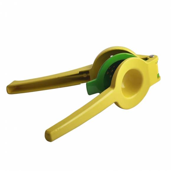 Сквизер барный жёлтый с зелёной вставкой, 22см, d=7,5см P.L.- Barbossa LMLT0002