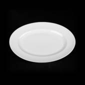 Блюдо овальное 333х260мм Corone Simplice фарфор белый LQ-QK15069C фк064