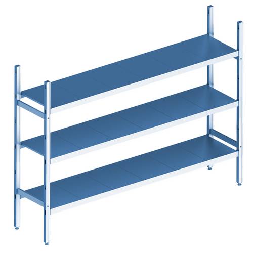 Cтеллажная система Polair LOAD.ME inox 3 яруса 1800x400x1600 Cтеллажная система Polair LOAD.ME inox 3 яруса 1800x400x1600