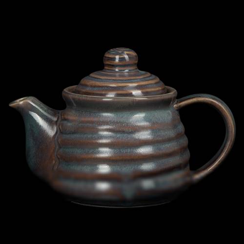 Чайник заварочный с фильтром 550 мл Corone Terra сине-коричневый 10517