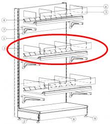 Комплект стекол для кондитерской полки 300х600 МХМ Купец 5.550.018 Комплект стекол для кондитерской полки 300х600 МХМ Купец 5.550.018