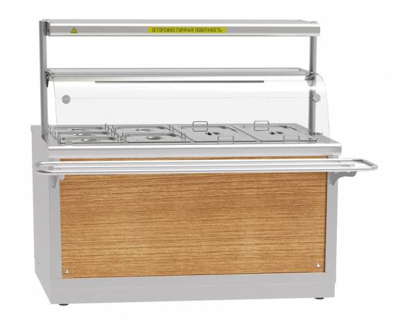 Мармит электрический Абат ЭМК-70Х-01 с подогреваемой полкой Мармит электрический Абат ЭМК-70Х-01 с подогреваемой полкой