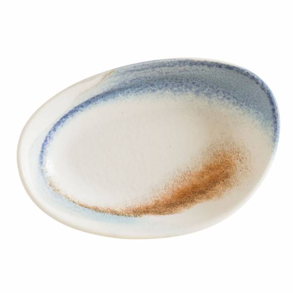 Соусник 70 мл 120*80 мм h=22 мм овальный Кимен, форма Ваго волнистый край Bonna F-KM3VAO12OKY