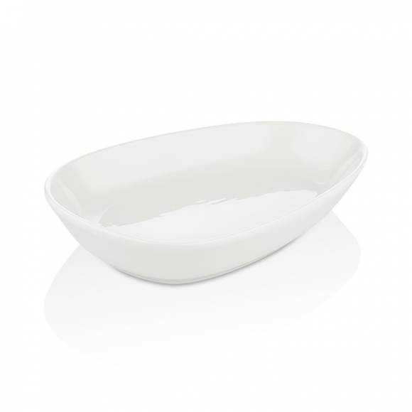 Блюдо овальное 16*10.5 см,фарфор Island White By Bone IS-16-OV /12/
