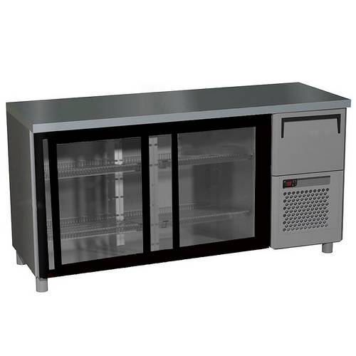 Стол холодильный T57 M2-1-C 0430-19 корпус нерж, без борта, планка (BAR-360К Сarboma) Стол холодильный T57 M2-1-C 0430-19 корпус нерж, без борта, планка (BAR-360К Сarboma)