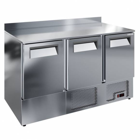 Стол холодильный 3-дверный Grande С Polair TMi3GN-GС с нижним агрегатом Стол холодильный 3-дверный Grande С Polair TMi3GN-GС с нижним агрегатом