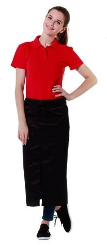 Футболка Поло женская р-р 48 красная короткий рукав L фп013