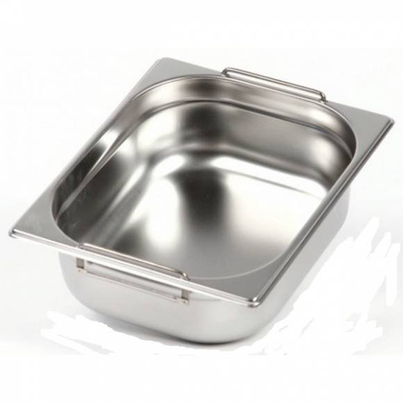 Гастроемкость GN1/2-100 MGSteel нерж. с ручками 6.5л Гастроемкость GN1/2-100 MGSteel нерж. с ручками 6.5л