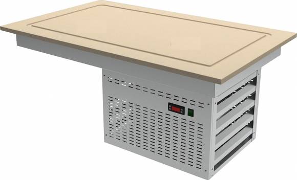 Поверхность охлаждаемая встраиваемая Gastrolux ПОВ-087/К искусств. камень Поверхность охлаждаемая встраиваемая Gastrolux ПОВ-087/К искусств. камень