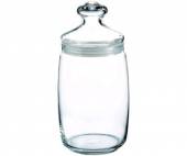 Банка для сыпучих 1500мл Cesni Pasabahce-завод Бор с крышкой стекл. 97426 /6/