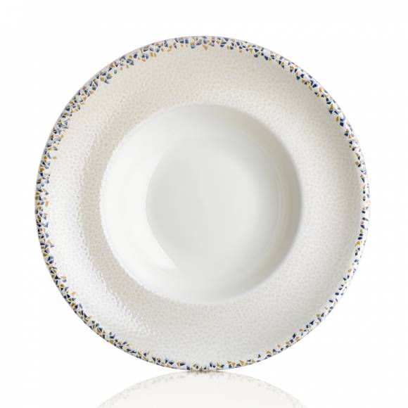 Тарелка для пасты 400мл 250мм фарфор,серия Tessera By Bone TN-TS-ZT-25-CK /6/ Тарелка для пасты 400мл 250мм фарфор,серия Tessera By Bone TN-TS-ZT-25-CK /6/