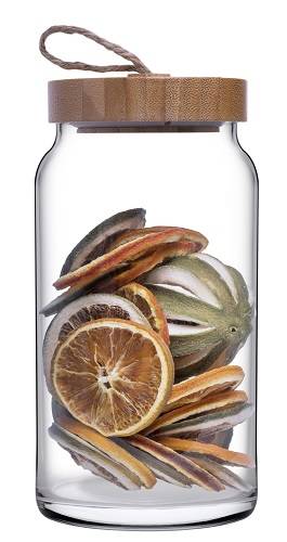 Банка для сыпучих прод. 1130 мл. с дерев. крышкой Вуди Pasabahce 43593 Банка для сыпучих прод. 1130 мл. с дерев. крышкой Вуди Pasabahce 43593