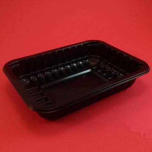 Контейнер под запайку PP 187X137X36 черный, 480 шт