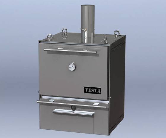 Печь-мангал Vesta M25 N нерж. Печь-мангал Vesta M25 N нерж.