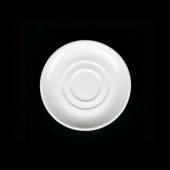 Блюдце 112мм Corone Simplice фарфор белый LQ-QK15003A фк084
